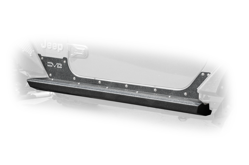 Jeep Wrangler JL Rock Slider Steps - DV8 Offroad - Frame Mounted Sliders - `18-`27